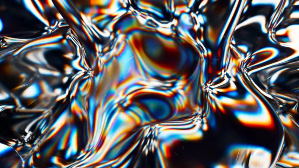 Cam soyut geometri 3 boyutlu. 3B illüstrasyon oluşturucu.