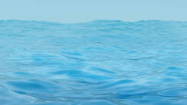 Okyanus patlaması arkaplanı 3D canlandırma sahnesi