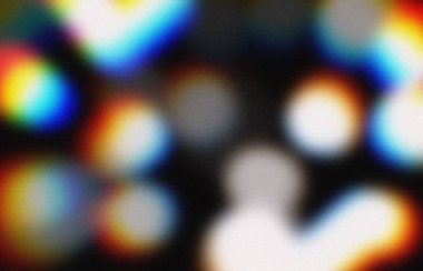 Kromatik sapma etkisi olan soyut odaklanmış görüntü. Uzmanlar ve ışık.