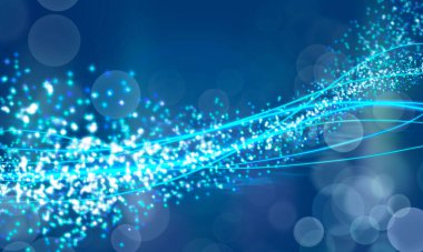   Mavi arkaplan ışık ve görkemli.