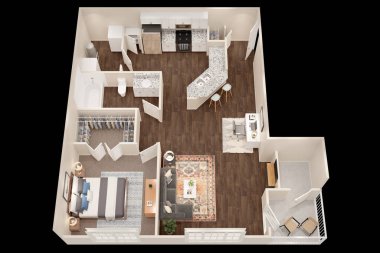 Dairenin mimari modelinin 3D görüntülenmesi planlar, yükseklik, çizim, kat planı, iç tasarım planı diğer belgeler