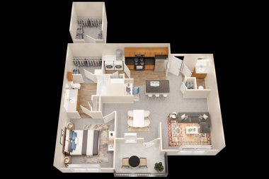 Dairenin mimari modelinin 3D görüntülenmesi planlar, yükseklik, çizim, kat planı, iç tasarım planı diğer belgeler