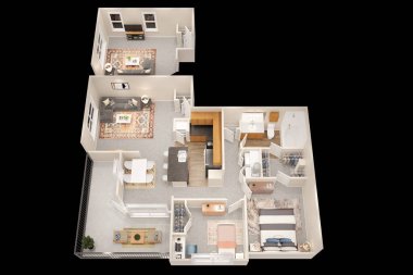 Dairenin mimari modelinin 3D görüntülenmesi planlar, yükseklik, çizim, kat planı, iç tasarım planı diğer belgeler