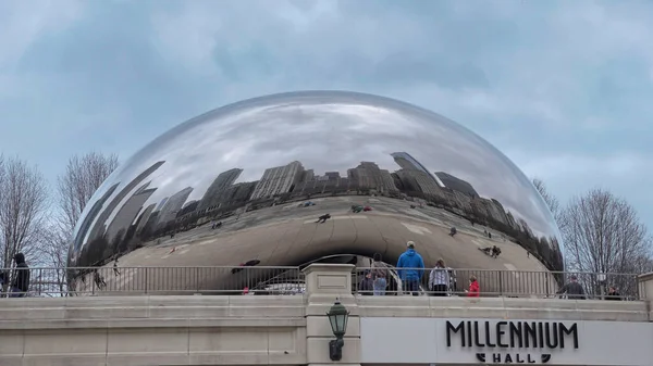 Чикаго Иллинойс Сша Апреля 2023 Года Парк Millennium Park Чикаго — стоковое фото