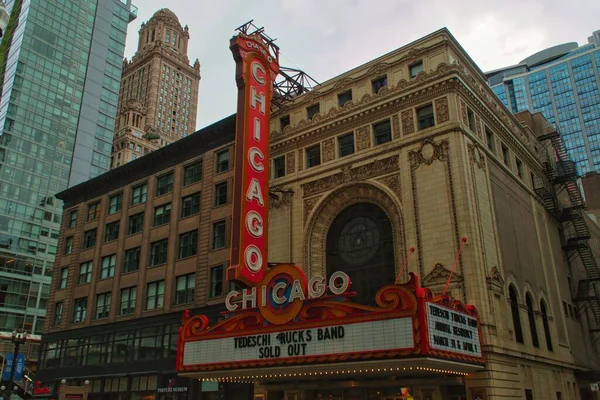 Chicago Illinois Usa April 2023 Chicago Theater State Street Chicago — Stock Photo, Image