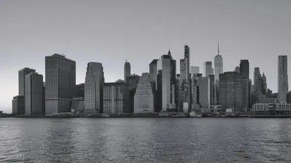 Panoramautsikt Över Manhattan Skyline New York City — Stockfoto