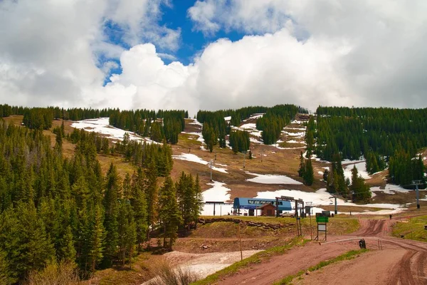Paisaje Pistas Esquí Vail Montañas Rocosas Colorado Durante Verano 2023 — Foto de Stock