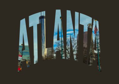 Atlanta şehri, Atlanta ufuk çizgisine bakıyor.