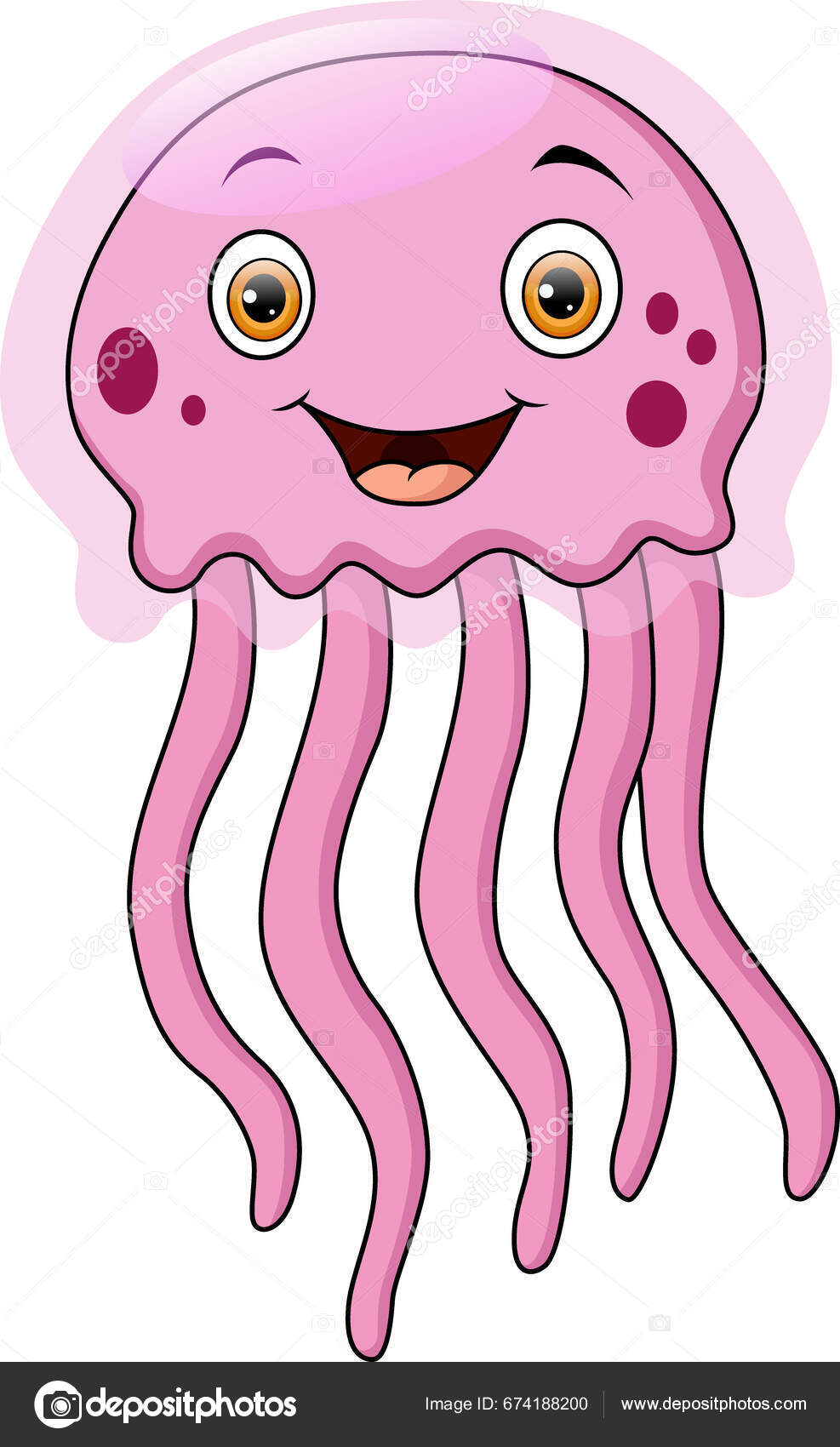 esquema de medusas de dibujos animados lindo conjunto ilustración de arte  vectorial. diseño de dibujos animados de animales marinos bajo el agua.  actividad de página de libro para colorear para niños 17048451, image size:987x1700