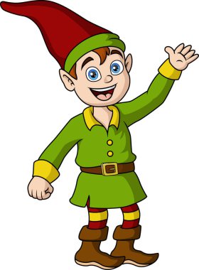 Şirin noel ellerinin vektör çizimi.