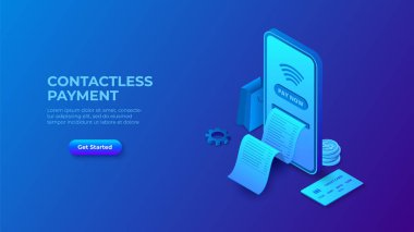 İşletme çekiyle birlikte ücretsiz bir ödeme. Nakitsiz alımlar için kablosuz NFC teknolojisi.