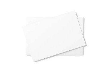 Kağıt kaplama, beyaz arka planda izole edilmiş kağıt kaplama. Yüksek çözünürlük. 