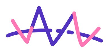 Renkli bir çizgi film tarzı kusmuk izi tasviri