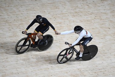 Paris-Fransa, 8 Ağustos 2024, Paris 2024 Olimpiyat Oyunları, Olimpiyatlarda bisiklet yarışı