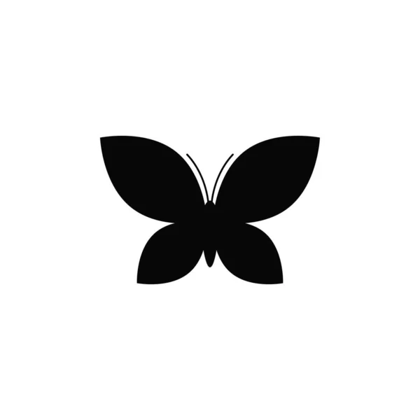 Buutterfly Icon Vektorgrafik — Stockvektor
