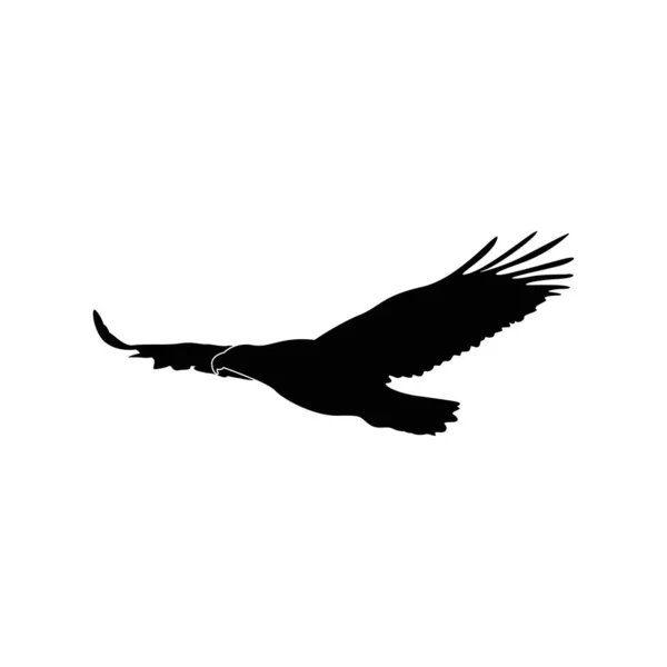 Icône Aigle Volant Logo Graphiques Vectoriels — Image vectorielle