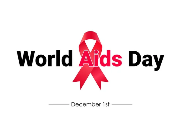 世界艾滋病日病媒图像 — 图库矢量图片