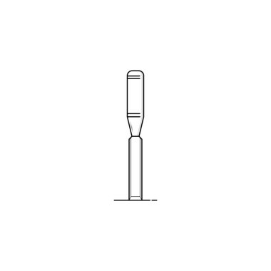 Isolated chisel icon vector graphics