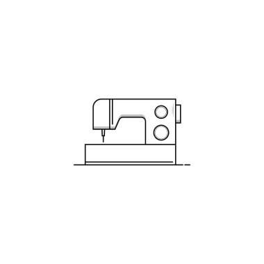 Sewing machine icon vector graphics