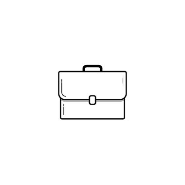 Briefcase icon isolated vector graphics