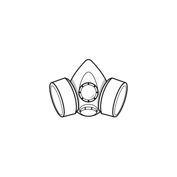 Industrial respirator icon vector graphics