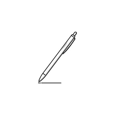 Pen icon isolated vector graphics