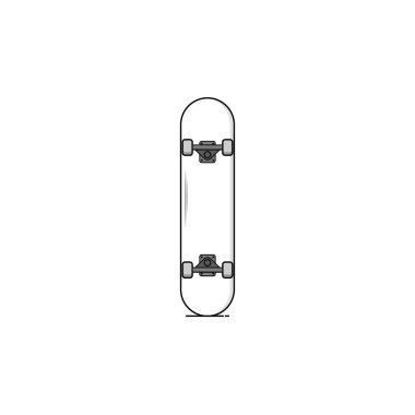 Skateboard icon isolated vector graphics