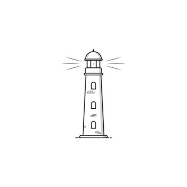 Lighthouse icon isolated vector graphics