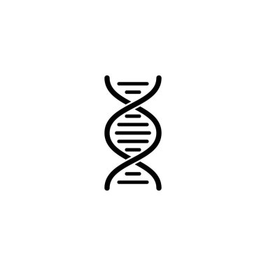 DNA icon isolated vector graphics