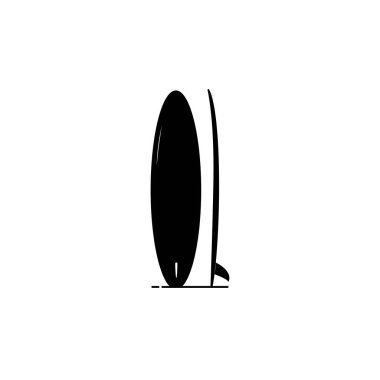 Surfboard icon isolated vector graphics