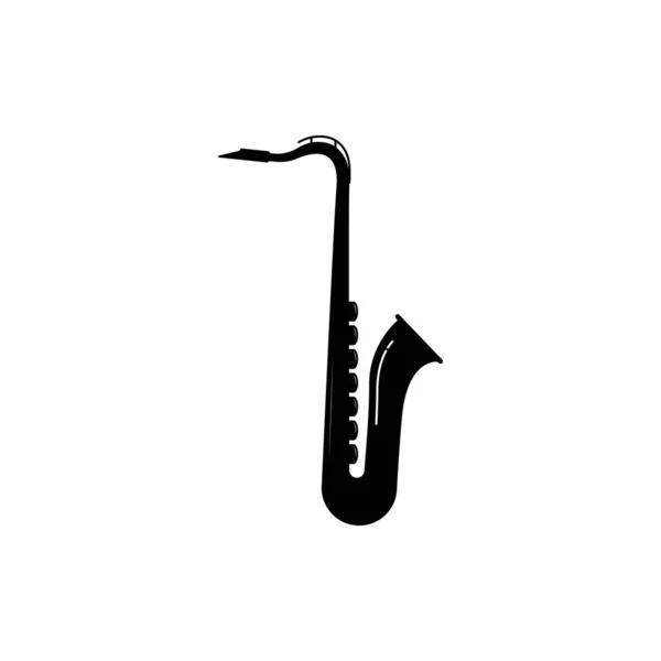 Saxophon Symbol Isolierte Vektorgrafik — Stockvektor