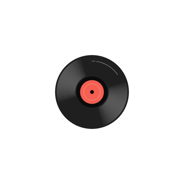 Vinil Disk Plakası Izole Vektör Grafikleri — Stok Vektör