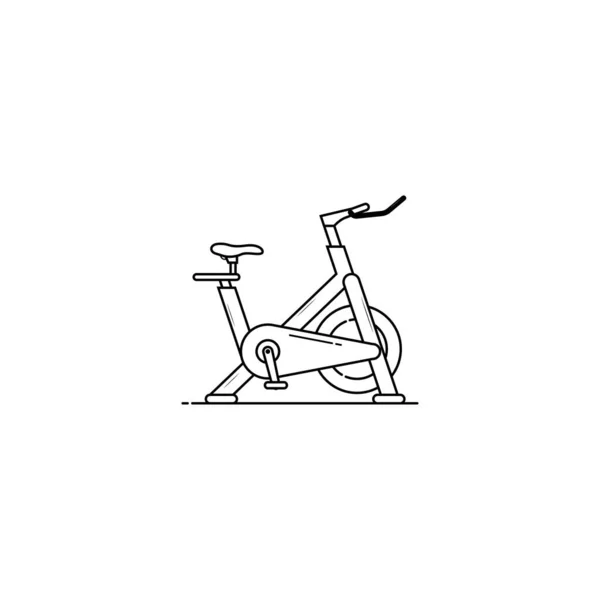 Fahrrad Ikone Isolierte Vektorgrafik — Stockvektor