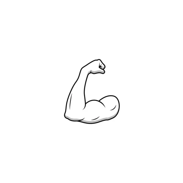 Muskel Symbol Isolierte Vektorgrafik — Stockvektor