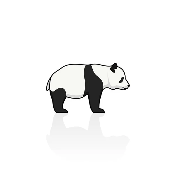 Panda Isolated Vector Art Graphics — Stock Vector