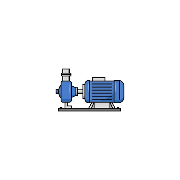 Water Pump Icon Vector Graphics — Stock Vector