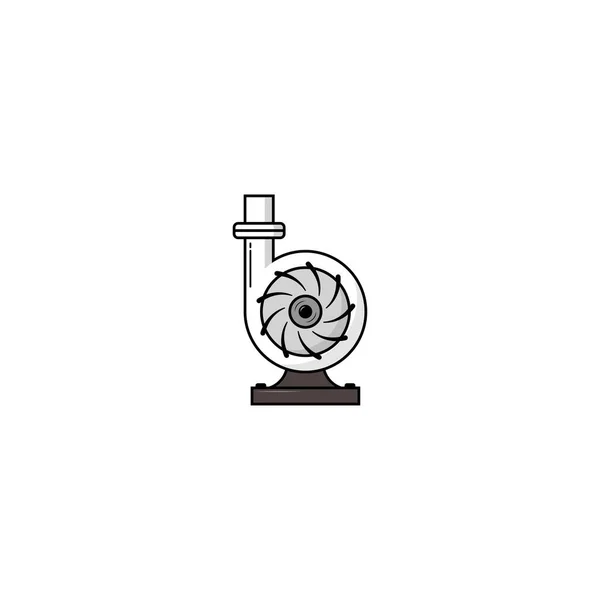 Wasserpumpe Symbol Isolierte Vektorgrafik — Stockvektor