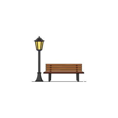 Tahta park vektör grafikleri