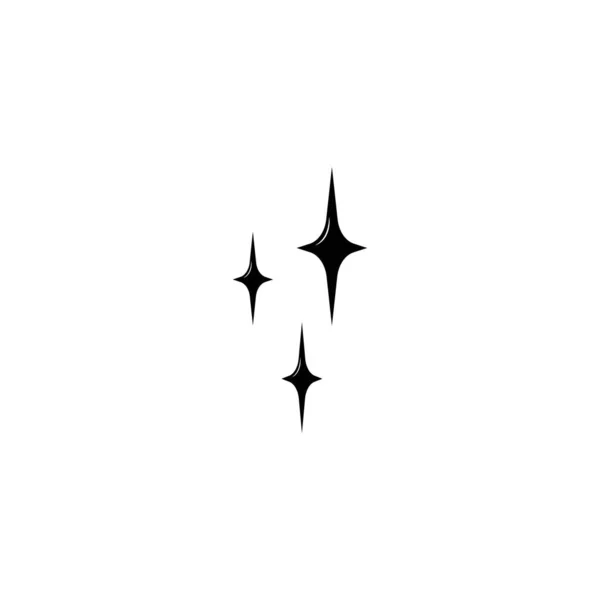 Blikající Hvězda Blyštivé Ikony Vektorová Grafika — Stockový vektor