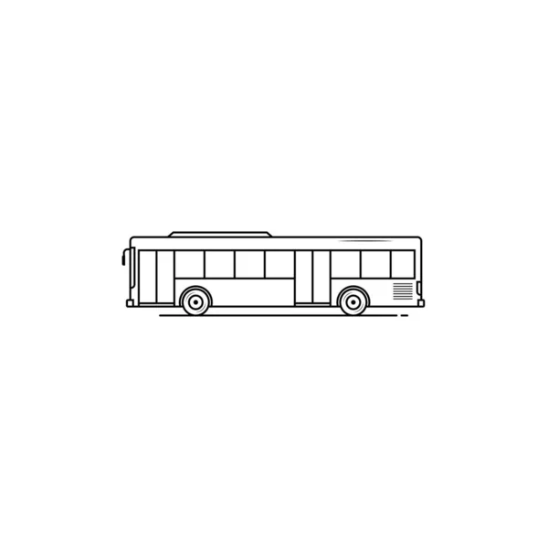 Ikona Autobusu Miejskiego Izolowane Grafiki Wektorowe — Wektor stockowy