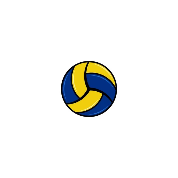 Voleibol Bola Gráficos Vectoriales Aislados — Vector de stock