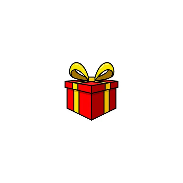 Gift Box Isolated Vector Graphics — Stock Vector