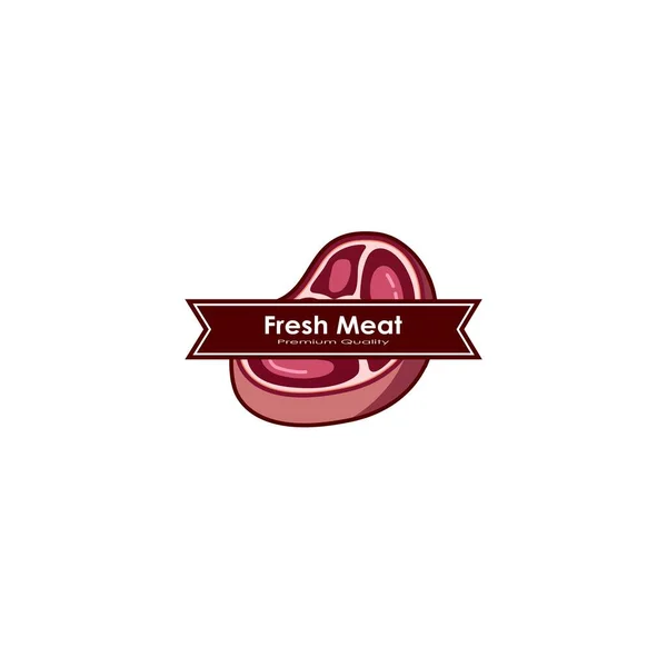 Carne Fresca Logo Diseño Gráficos Vectoriales — Archivo Imágenes Vectoriales
