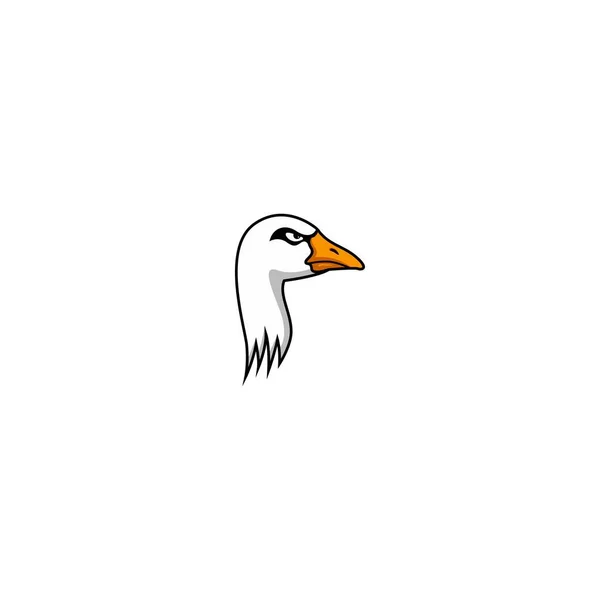 鸭头吉祥物矢量图形 — 图库矢量图片