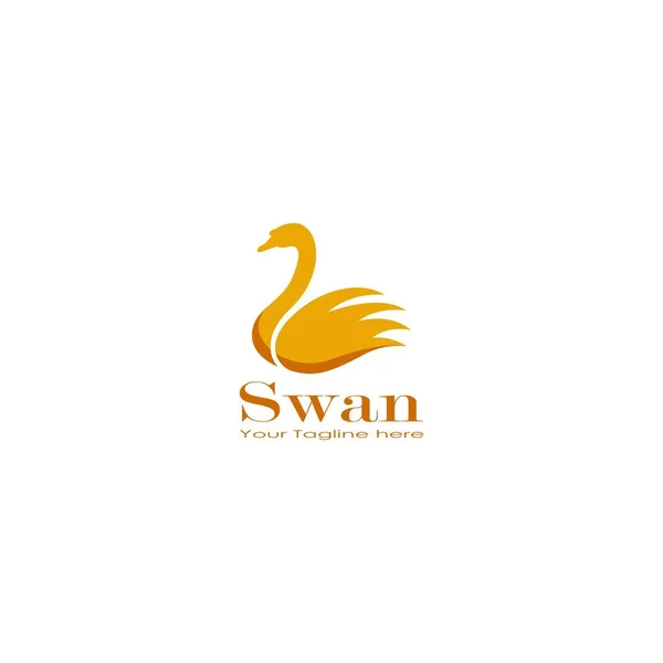 Grafica Vettoriale Del Logo Swan Vettoriale Stock