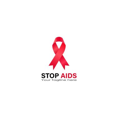 Aids logo vektör grafiklerini durdur