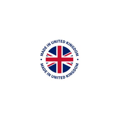 Birleşik Krallık logosu, dairesel etiket vektör grafikleri