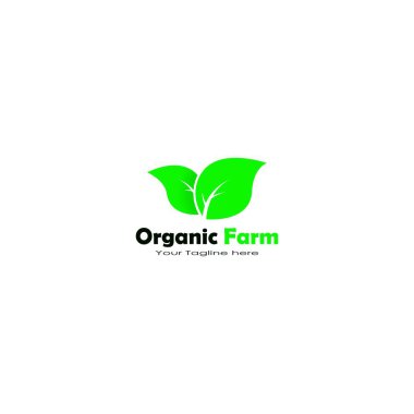 Organik tarım logo vektör grafikleri