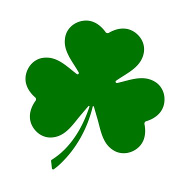 st patrick day, shamrock green icon, symbol of ireland, Saint Patrick Day simple vector illustration
