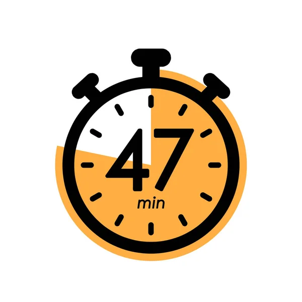 Minutos Icono Cronómetro Símbolo Del Temporizador Tiempo Cocción Tiempo Aplicación — Archivo Imágenes Vectoriales